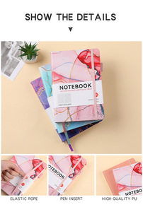 Hotsale Custom <strong>Printed</strong> Paper Classic Design Business Top Pu Leather <strong>Diary</strong> Hardcover Budget Binder Journal Planner Notebook - Product Image 3