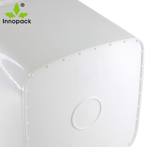 white clear 6.5 gallon <b>buckets</b> square <b>plastic</b> <b>bucket</b> with lid and handle - Product Image 4