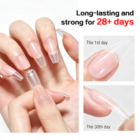 Colle adhésive super forte pour faux ongles, conforme aux normes UE, non toxique, pour pose facile de faux ongles souples, marque privée HS
