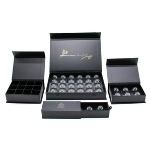 Custom Luxury <strong>Mini</strong> Small Truffles Malt Balls Chocolate Bonbon Packaging Box Empty Magnetic Chocolate Box for Wedding Party Gifts - Product Image 1