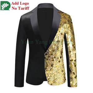 ชุดสูทผู้ชายทรงเข้ารูป <span class=keywords><strong>2</strong></span> ชิ้น แบบกระดุมสองเม็ด สีพื้น สำหรับงานแต่งงาน งานเลี้ยง และงานพรอม - Product Image 4