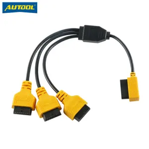 AUTOOL Cáp Nối Dài Chia Chữ Y 50CM OBD2 16 Chân 1 Đực Thành 3 Cái Với 16 Lõi Tiêu Chuẩn