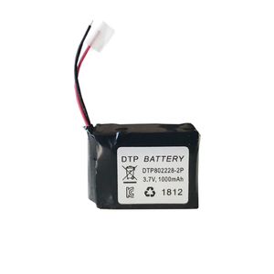 Top Grade tùy chỉnh 1000mAh Li-polymer pin 802228 1s2p 3.7V có thể sạc lại cho Dewalt Polymer Ion pin <span class=keywords><strong>lithium</strong></span> - Product Image 4