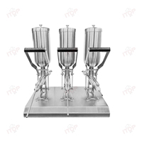 Meilleures ventes : Distributeur de garniture commercial pour pâtisserie, crème, confiture de fruits, beignets, 3 réservoirs, utilisation en boulangerie, en vente