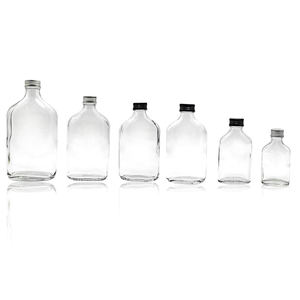Botellas de vidrio plano <span class=keywords><strong>para</strong></span> bebidas frías, botellas de zumo de café con tapas de <span class=keywords><strong>aluminio</strong></span> de tornillo - Product Image 6