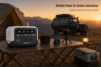 Nouvelle Offre 2026 : Centrale Électrique Portable 700W, Générateur Solaire Grande Capacité 512Wh pour Usage Domestique et Camping en Extérieur