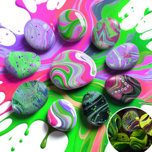 Flat and Smooth Large River <span class=keywords><strong>Rocks</strong></span> for Kids Painting com nossa pintura <span class=keywords><strong>Rocks</strong></span> para estimular seus filhos Criatividade - Product Image 1