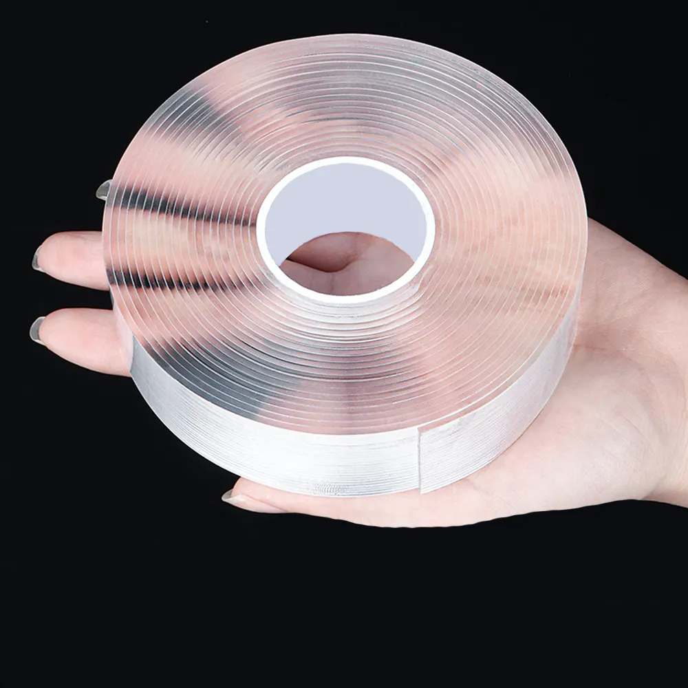 Muestra gratis al por mayor OEM fuerte viscosidad doble cara Nano cinta impermeable cinta de espuma acrílica