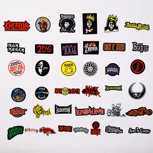 KR tùy chỉnh vá thêu huy hiệu nóng bán tùy chỉnh thể thao thêu các bản vá lỗi sắt trên thêu vá cho mũ - Product Image 1