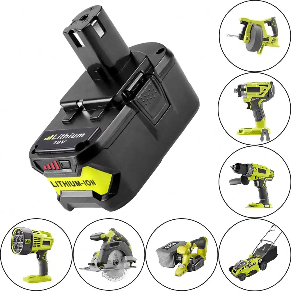 Replacement Ryobi Lithium Ion Battery Pack For Combo Kit Cordless Drill 14.4V Power Tool Battery Cells For Ryobi