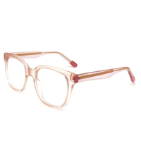Lunettes de vue unisexes TR90 légères de luxe, monture rectangulaire pleine avec charnière à ressort, design imprimé or, tendance 2026, montures optiques personnalisables