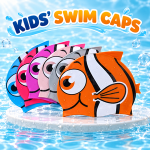 <span class=keywords><strong>Gorro</strong></span> de Natación de Silicona Suave e Impermeable con Diseño de Peces de Dibujos Animados para Niños y Niñas, Ideal para <span class=keywords><strong>Piscina</strong></span>, Playa y Lecciones - Product Image 5