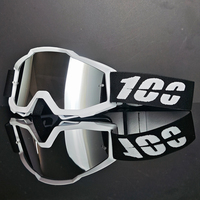 Vente en gros de lunettes de sport pour hommes 100LK LK-WB en nylon/cachemire, bande élastique réglable, coupe-vent, anti-poussière, lunettes de motocross CN/GUA