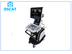 Sistem Diagnostik USG Veteriner OSCAT 4D, Mesin <span class=keywords><strong>Doppler</strong></span> Warna dengan Troli Medis, Peralatan Dokter Hewan - Product Image 3