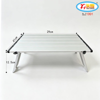 Table pliante moderne en alliage d'aluminium pour l'extérieur, idéale pour la plage, le camping et les pique-niques