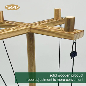 Yachen New Arrival Indoor Outdoor Holiday Party Fun Family <strong>Games</strong> Wooden <strong>Hook</strong> <strong>and</strong> <strong>Ring</strong> <strong>Toss</strong> <strong>Game</strong> for Adults - Product Image 5