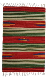 Tapis d'intérieur moderne réversible lavable en coton de qualité supérieure, fait à la main, pour les voyages et l'usage domestique - Product Image 3