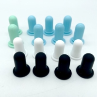Diamètre 18 20 22 24 26 mm Capuchons de tête en caoutchouc Ampoules en caoutchouc de silicone pour compte-gouttes en plastique
