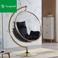 Fauteuil suspendu en acrylique pour l'extérieur, balançoire simple pour le jardin, utilisation en intérieur, meubles de patio