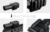 Foxeer Legend 4K 25mm/35mm/50mm Airsoft Scope FPV Action Mini Caméra pour CNC Ambrera 1X-5X Zoom Numérique avec WIFI APP Part Accs