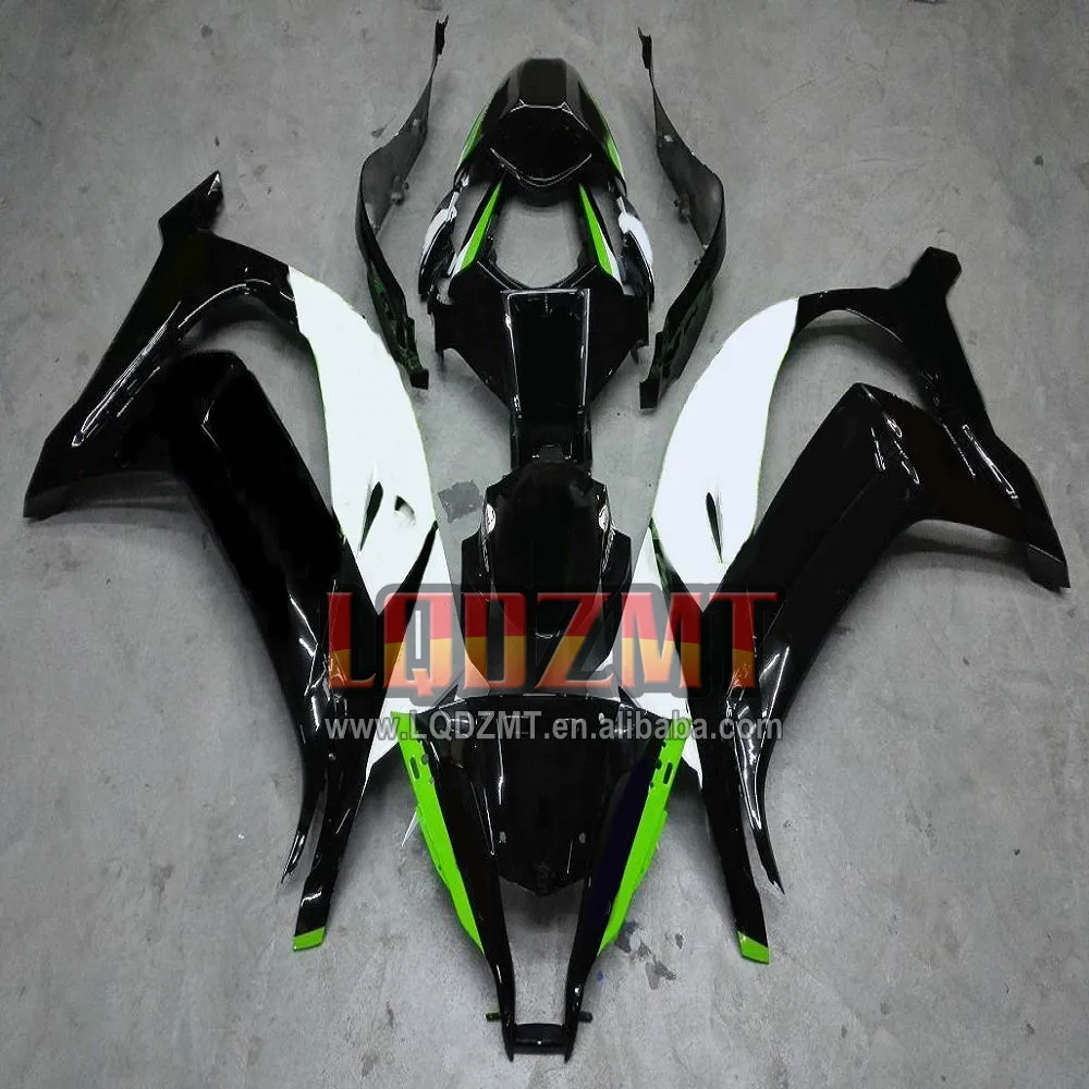 Инъекционный обтекатель для KAWASAKI NINJA ZX 10R 1000 ZX-10R 11 12 13 14 15 ZX10R 2011 2012 2013 2014 2015 корпус 53No.15 зеленый черный