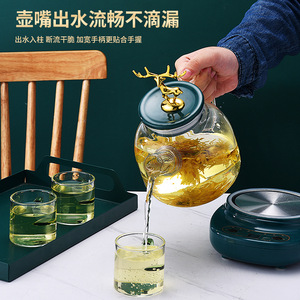 Kangma Smart Glass Kettle Transparent Large Capacity With Automatic Heat Keeping Function For Tea Making - Product Image 4