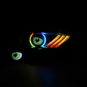 ไฟหน้า <span class=keywords><strong>LED</strong></span> แบบไดนามิกปีศาจตาไฟ DIY ควบคุมผ่านแอพ WIFI - Product Image 5