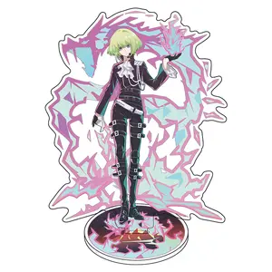 2 Styles Manga Figura Galo Thymos Promare Anime Figures Acrylic Standing Plate Model Figure Lio Fotia