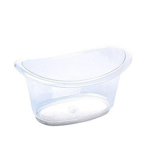 Transparent Plastic Cosmetic <b>Storage</b> <b>Box</b> PP <b>Material</b> 130mm High For Makeup Organizers Eco Friendly No Lid - Product Image 1