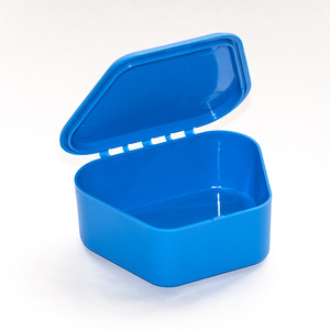 Huiya Dental Case Trapezoidal Plastic <b>Denture</b> Storage Orthodontic Braces Case 6021 - Product Image 2