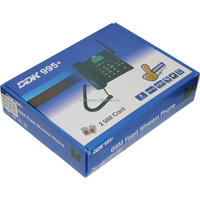 MEOKER DDK 995 + Kartu Sim Multi GSM Telepon Desktop Nirkabel Tetap Mendukung GSM 850/900/1800/1900MHz