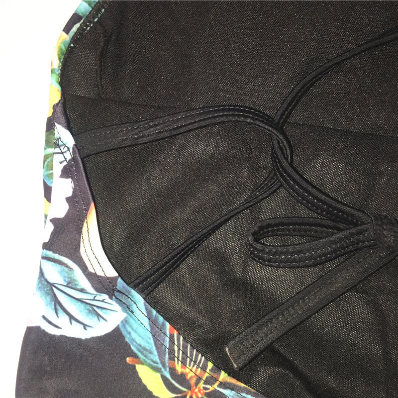 One-piece swimsuit colorful fruit printed swimsuit custom swimwear sexy bikini