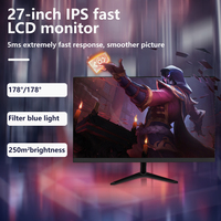 Moniteur de jeu professionnel IPS Cnhopestar 27/32/34 pouces 75Hz/144Hz/165Hz 2560x1440P Temps de réponse de 2 ms