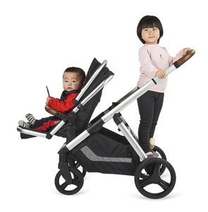 Cochecito de Bebé de Aluminio de Fábrica China, Cochecito 3 en 1 con Tabla Multifuncional para Dos Niños - Product Image 1