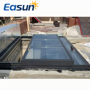 Customizable Modern Design Movable Electric Sliding Glass Skylight Daylighting Venting Roof <strong>Window</strong> for Commercial Shopping Malls - Product Image 4