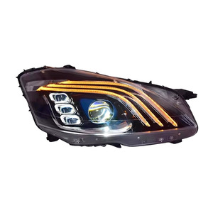 Conjunto de Faros Delanteros para Mercedes-Benz Clase S W221, Luces LED de Circulación Diurna, Señales de Giro Secuenciales, Actualización Retrofit 2006-2012 - Product Image 4