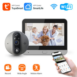 Meilleures ventes - Sonnette de <span class=keywords><strong>porte</strong></span> intelligente avec vision nocturne personnalisée, caméra WIFI, sonnette vidéo Tuya, PST-DB06T - Product Image 2
