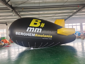 Publicidad de <span class=keywords><strong>globos</strong></span> de helio grandes inflables, dirigible de globo aerostático, dirigible de helio de 6m, dirigible de helio atado a Gas - Product Image 4