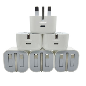 อะแดปเตอร์ชาร์จไฟแบบพับได้ 20W PD USB <span class=keywords><strong>C</strong></span> รองรับ PD3.0 หัวปลั๊กแบบ UK สำหรับ iPhone 15 16 17 ขายส่งจากโรงงาน - Product Image 6