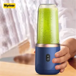 Myriver Máy Xay Cầm Tay Mini Máy Ép Trái Cây Chạy Điện Không Dây Máy Ép Trái Cây Màu Cam Chanh Máy Trộn 400Ml Có Thể Sạc Lại