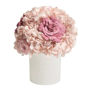 Su misura a forma di cupola fatto a mano reale naturale eterno Bouquet rosa conservato fiori <span class=keywords><strong>in</strong></span> <span class=keywords><strong>vaso</strong></span> di ceramica - Product Image 4