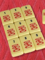 Tuiles de Mahjong en Acrylique Minimalistes de Luxe, Ensemble MCM Mid-Century Modern avec Traitement Personnalisé SEAS