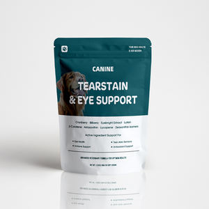 مكمل غذائي لصحة عيون الكلاب والقطط بعلامة تجارية خاصة، مزيل بقع الدموع، أقراص مضغ ناعمة، لوتين وتوت بري مضاد للأكسدة للحيوانات الأليفة، في كيس - Product Image 6
