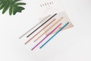 Экологически чистая питьевая солома из нержавеющей стали, набор металлических соломинок из нержавеющей стали 304 - Product Image 2