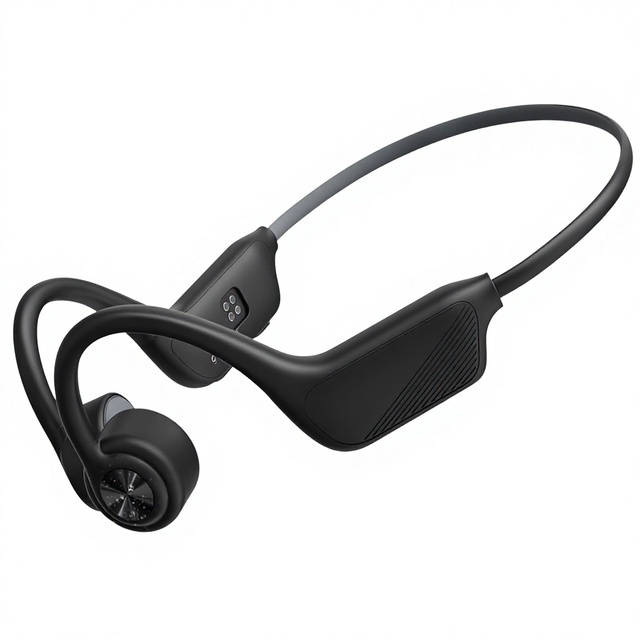 GREYOLK Bone Conduction Headset IP68 Waterproof Swimming for 5.4 MP3 Player 32G Memory Active Noise Cancellation Sports 6