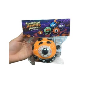 Juguete de Halloween de alta calidad con forma de cara de perro, suave, para la punta de los dedos, con rebote lento y relajante, ideal como regalo. - Product Image 5