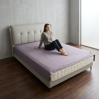 Drap de mise à la terre en acier inoxydable, drap de lit conducteur 216x216cm avec cordon de mise à la terre, antistatique pour usage domestique et hôtelier