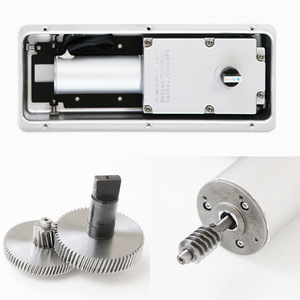 Automatic <b>Door</b> Opener Electric Floor <b>Spring</b> 150kg Load Capacity Bidirectional With Self Locking Stainless Steel Industrial - Product Image 1