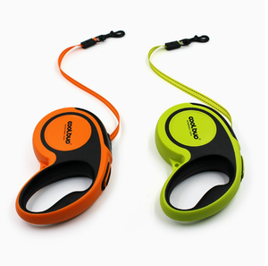 cool buo Retractable <b>Dog</b> <b>Leash</b> Heavy-Duty <b>Leash</b> Anti-Slip Rubberized Handle One-Handed Brake Strong Nylon Webbing Tangle-Free - Product Image 2