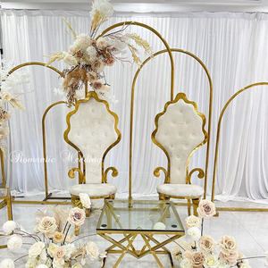 New Style Wedding <b>Arch</b> Gold Event Party Stage <b>Decoration</b> Backdrop Stainless Steel Wedding Metal <b>Arch</b> Frame Flower Backdrop Stand - Product Image 5